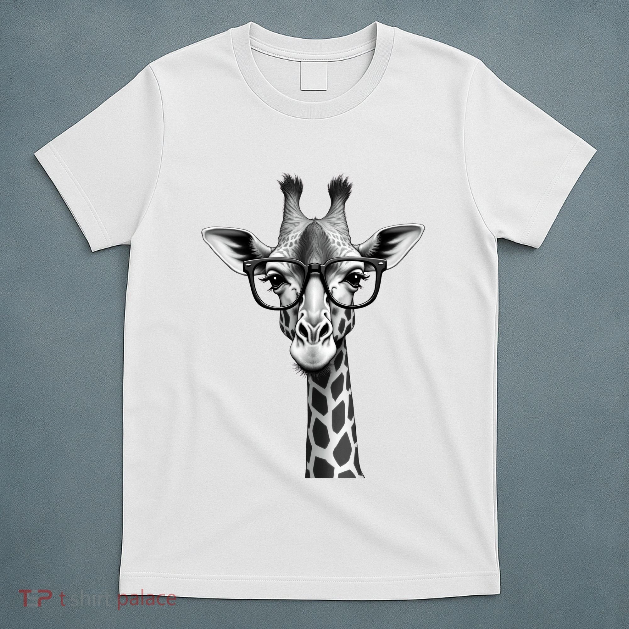 Cute Giraffe Graphic Casual Summer Funny Cool Animal Lover T-Shirt