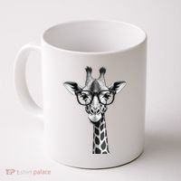 Cute Giraffe Graphic Casual Summer Funny Cool Animal Lover Coffee Mug thumb 0