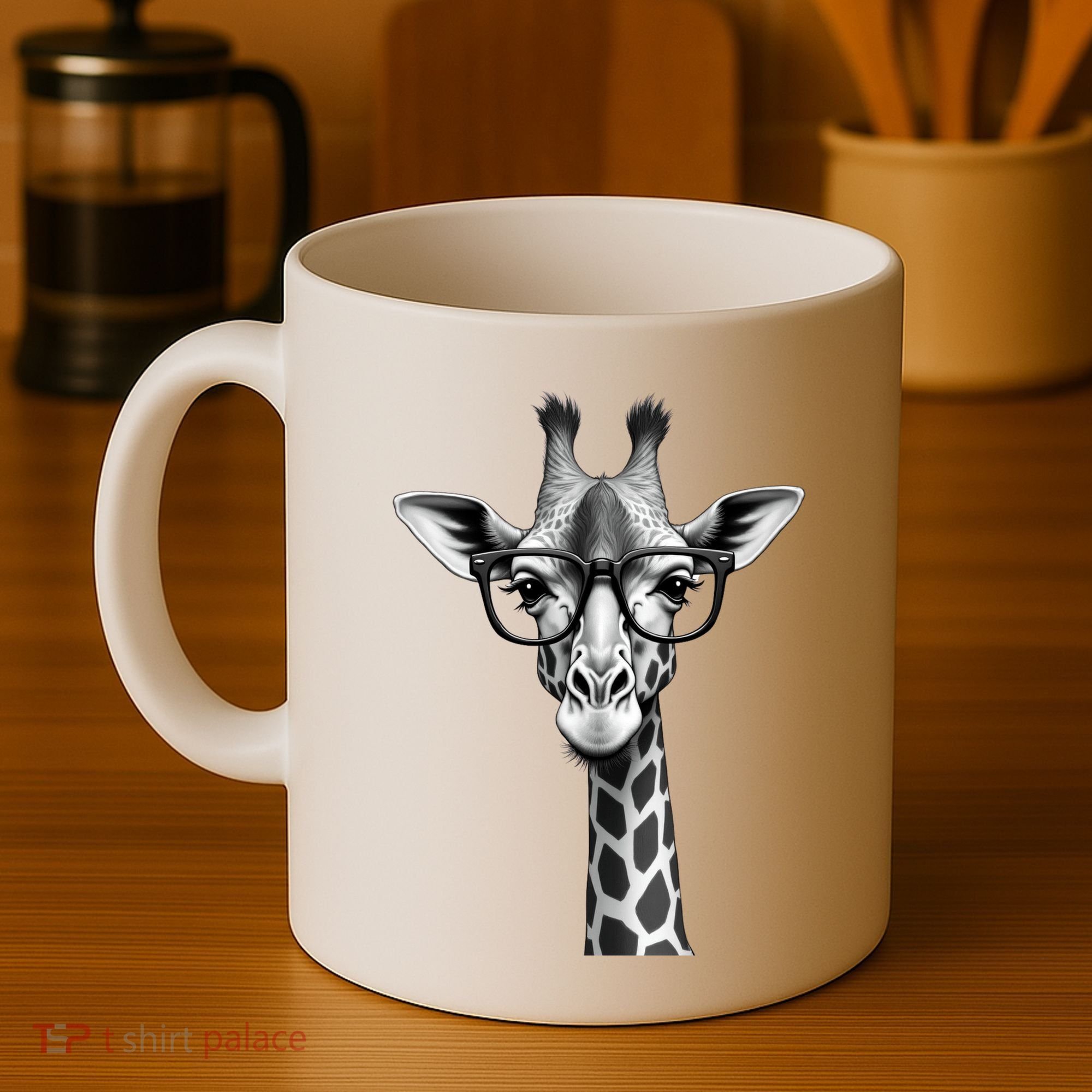 Cute Giraffe Graphic Casual Summer Funny Cool Animal Lover Coffee Mug