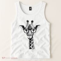 Cute Giraffe Graphic Casual Summer Funny Cool Animal Lover Tank Top thumb 2
