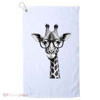 Cute Giraffe Graphic Casual Summer Funny Cool Animal Lover Golf Towel thumb 0