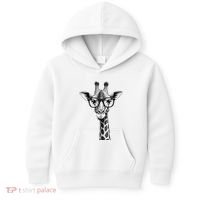 Cute Giraffe Graphic Casual Summer Funny Cool Animal Lover Kids Hoodie thumb 0