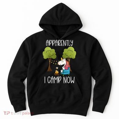 Childrens Glamping Gear Unicorn Camping Stuff Campfire Smore Hoodie