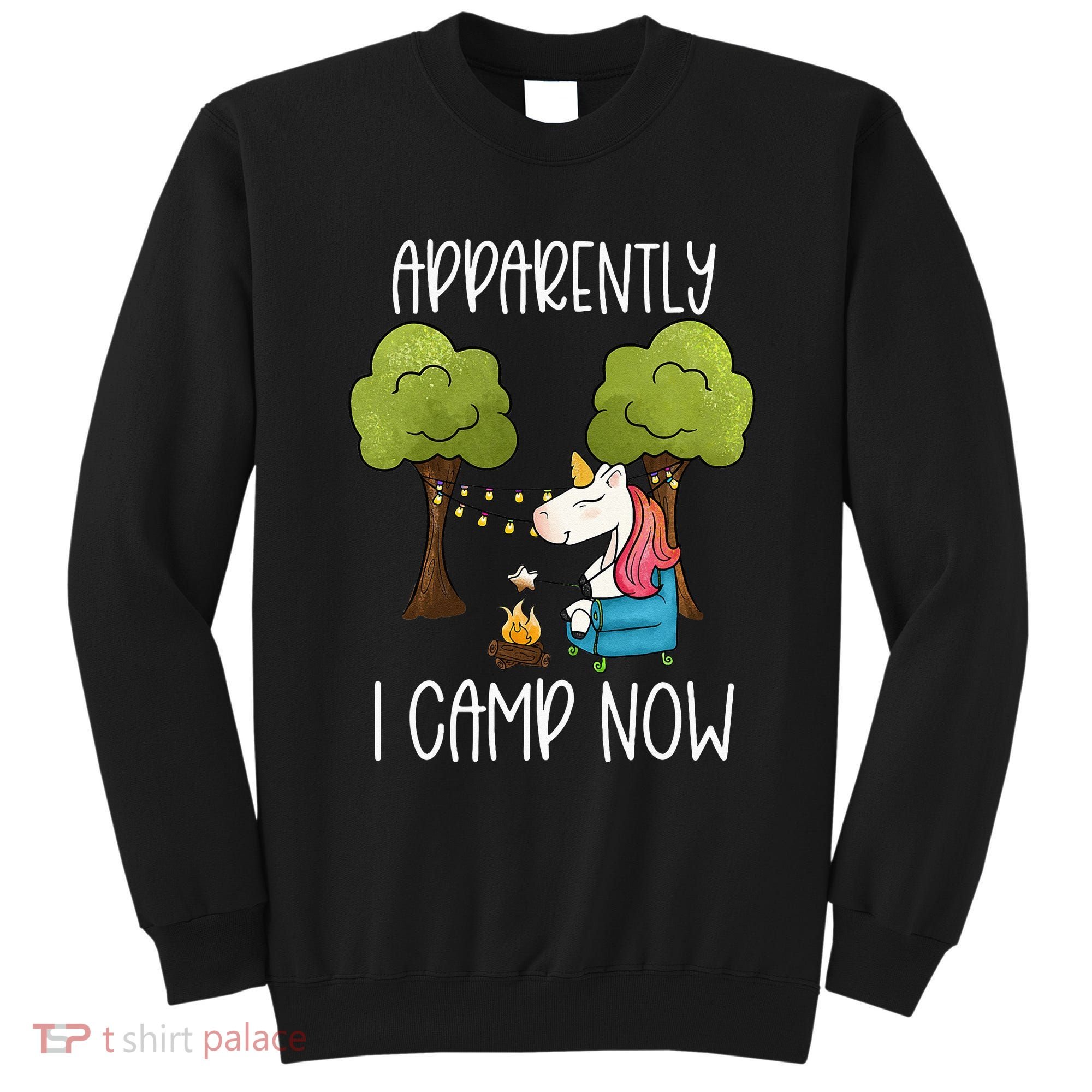 Childrens Glamping Gear Unicorn Camping Stuff Campfire Smore Sweatshirt