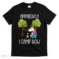 Childrens Glamping Gear Unicorn Camping Stuff Campfire Smore T-Shirt thumb 0