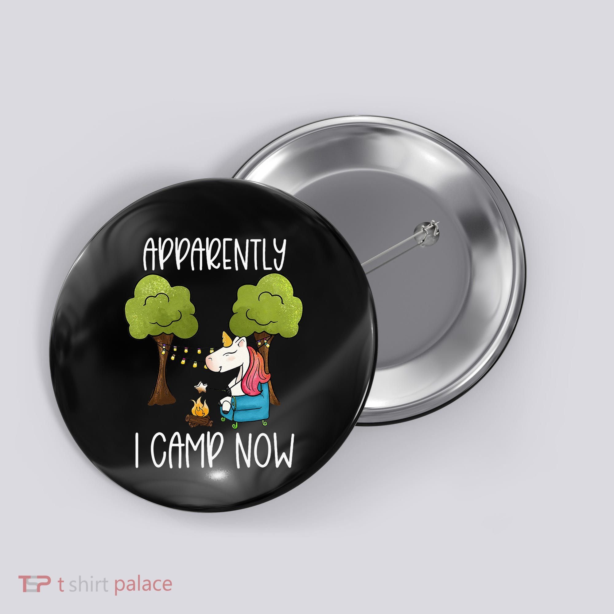 Childrens Glamping Gear Unicorn Camping Stuff Campfire Smore Button