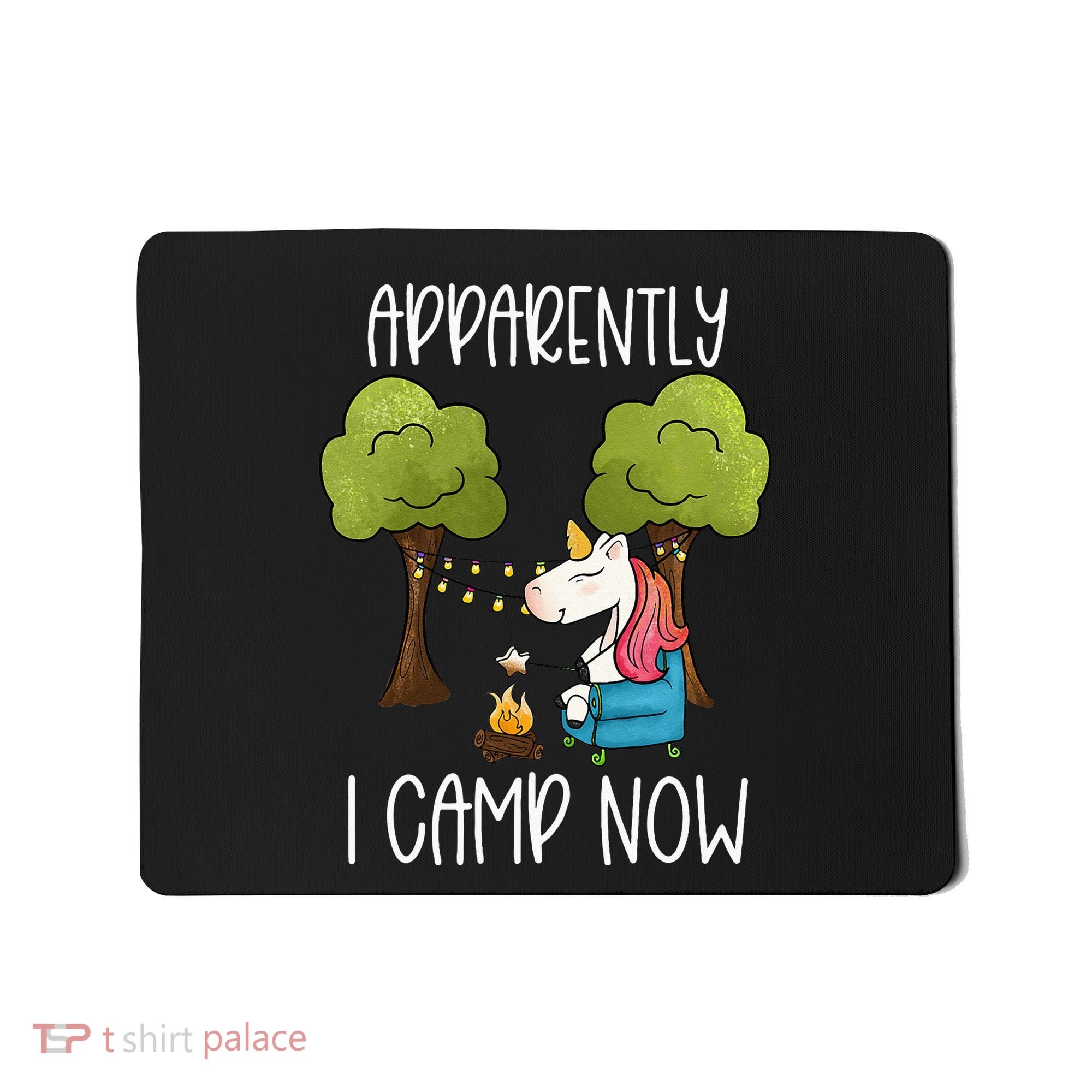 Childrens Glamping Gear Unicorn Camping Stuff Campfire Smore Mousepad