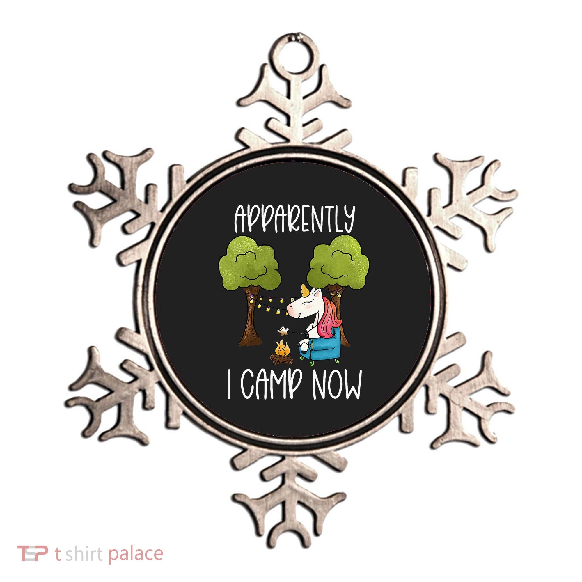 Childrens Glamping Gear Unicorn Camping Stuff Campfire Smore Ornament