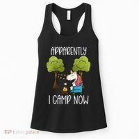 Childrens Glamping Gear Unicorn Camping Stuff Campfire Smore Women's Tank Top thumb 0