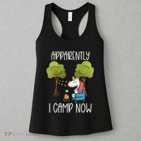Childrens Glamping Gear Unicorn Camping Stuff Campfire Smore Women's Tank Top thumb 3