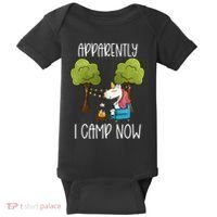 Childrens Glamping Gear Unicorn Camping Stuff Campfire Smore Baby Bodysuit thumb 0