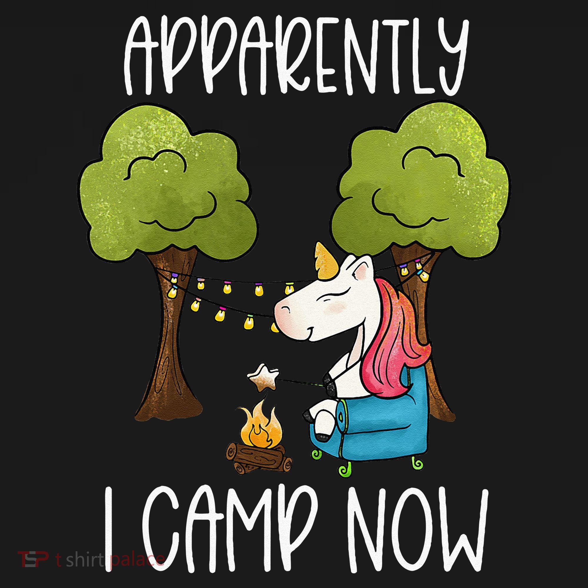 Childrens Glamping Gear Unicorn Camping Stuff Campfire Smore Baby Bodysuit