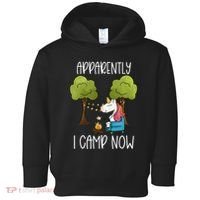 Childrens Glamping Gear Unicorn Camping Stuff Campfire Smore Toddler Hoodie thumb 0