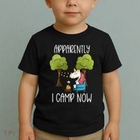 Childrens Glamping Gear Unicorn Camping Stuff Campfire Smore Toddler T-Shirt thumb 2