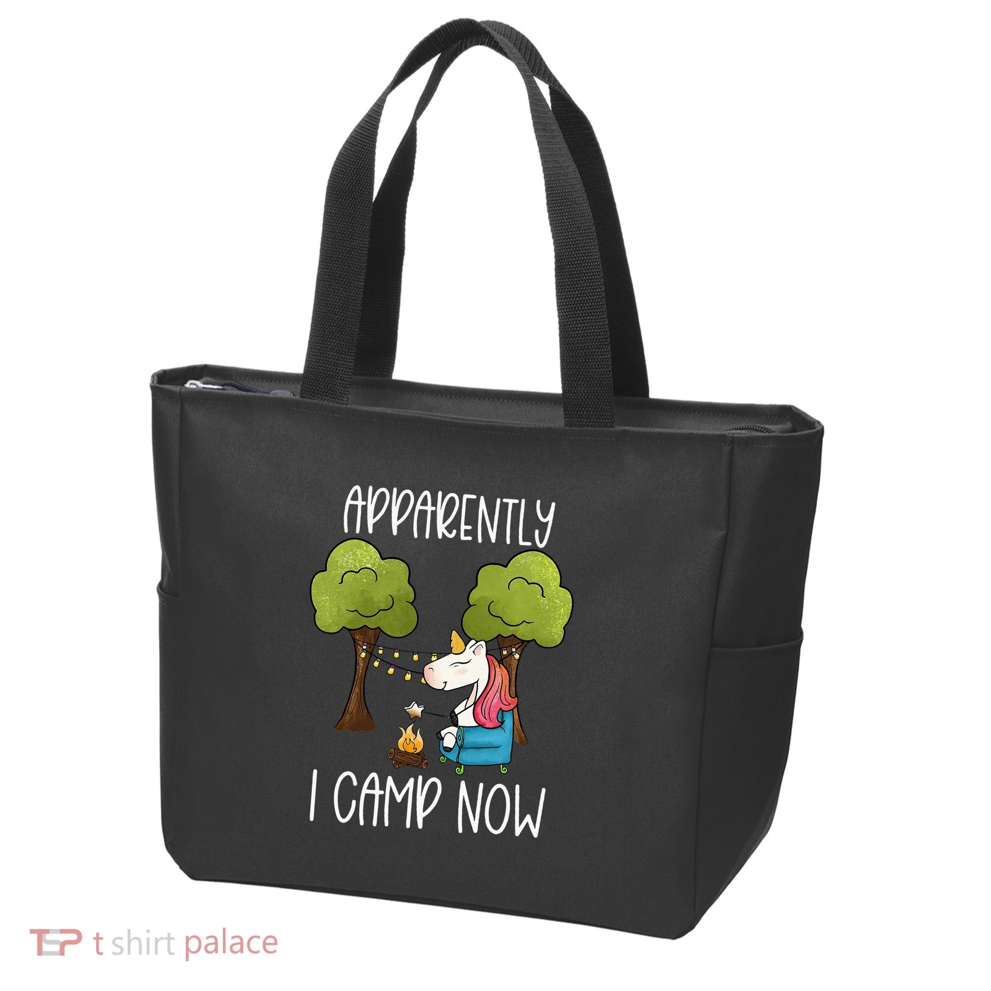 Childrens Glamping Gear Unicorn Camping Stuff Campfire Smore Tote Bag