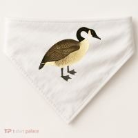 Canada Goose Gift Canadian Goose I Love Canada USA-Made Doggie Bandana thumb 0