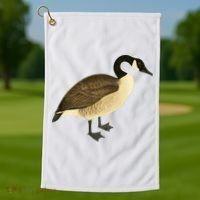 Canada Goose Gift Canadian Goose I Love Canada Golf Towel thumb 1
