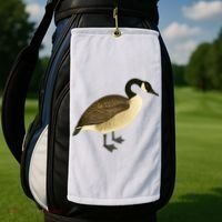 Canada Goose Gift Canadian Goose I Love Canada Golf Towel thumb 2