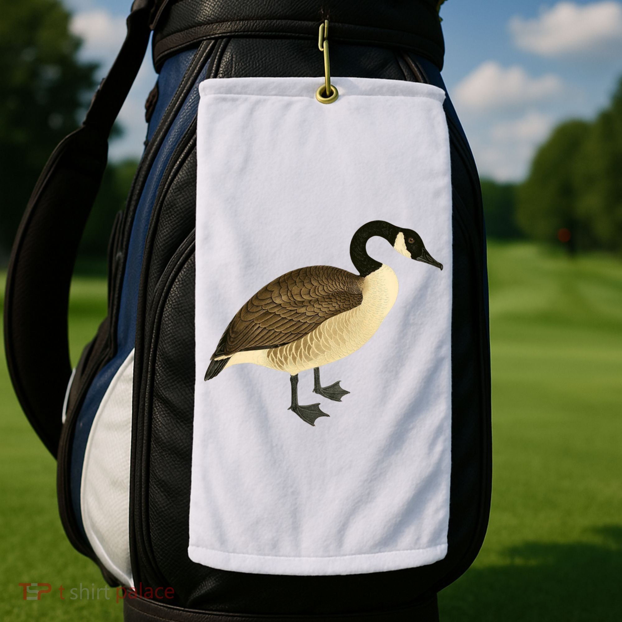 Canada Goose Gift Canadian Goose I Love Canada Golf Towel