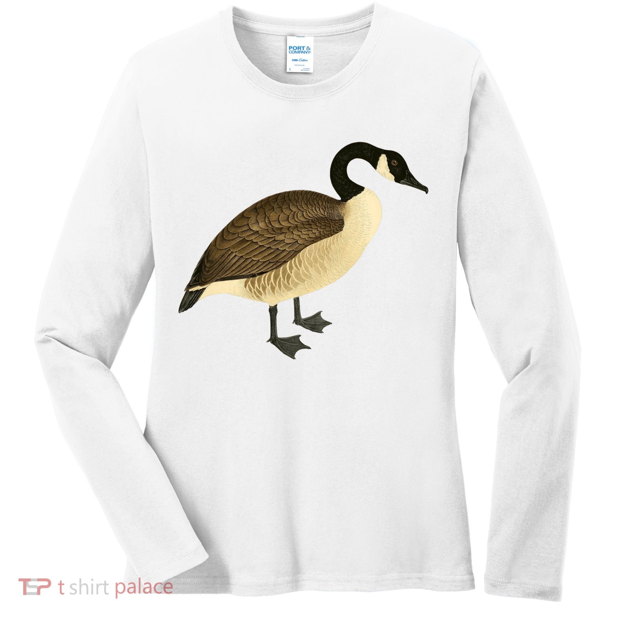 Canada Goose Gift Canadian Goose I Love Canada Women's Long Sleeve Shirt