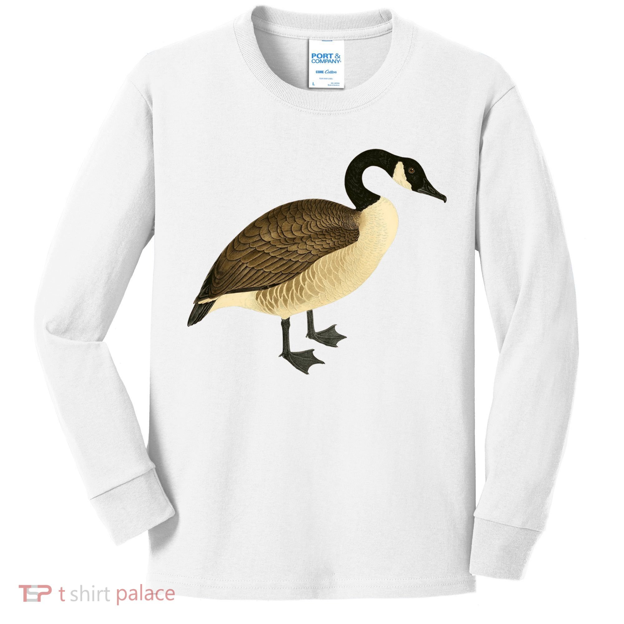 Canada Goose Gift Canadian Goose I Love Canada Kids Long Sleeve Shirt
