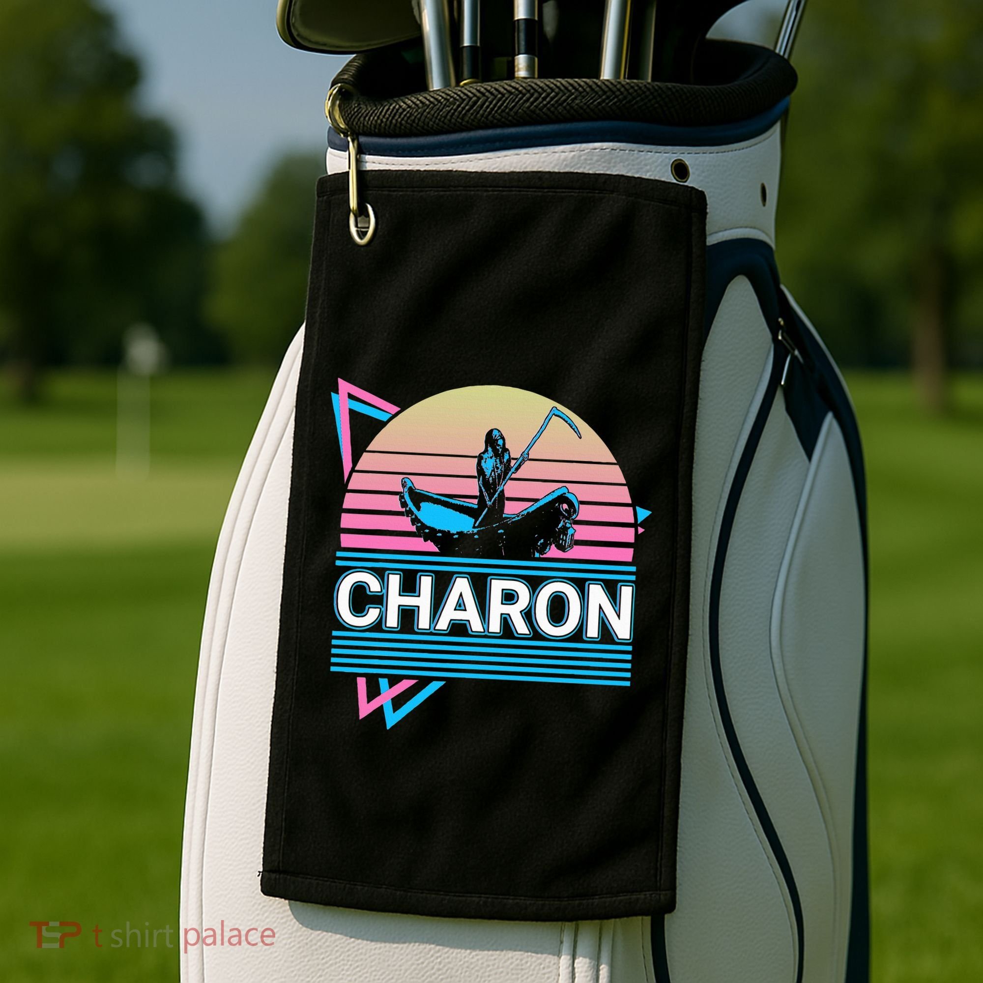 Charon Greek God Ancient Greek Mythology Golf Towel