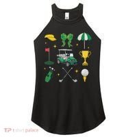 Coquette Golf, Girly Golf, Ladies Golf, Golf Social Club Women's Perfect Tri Rocker Tank thumb 0