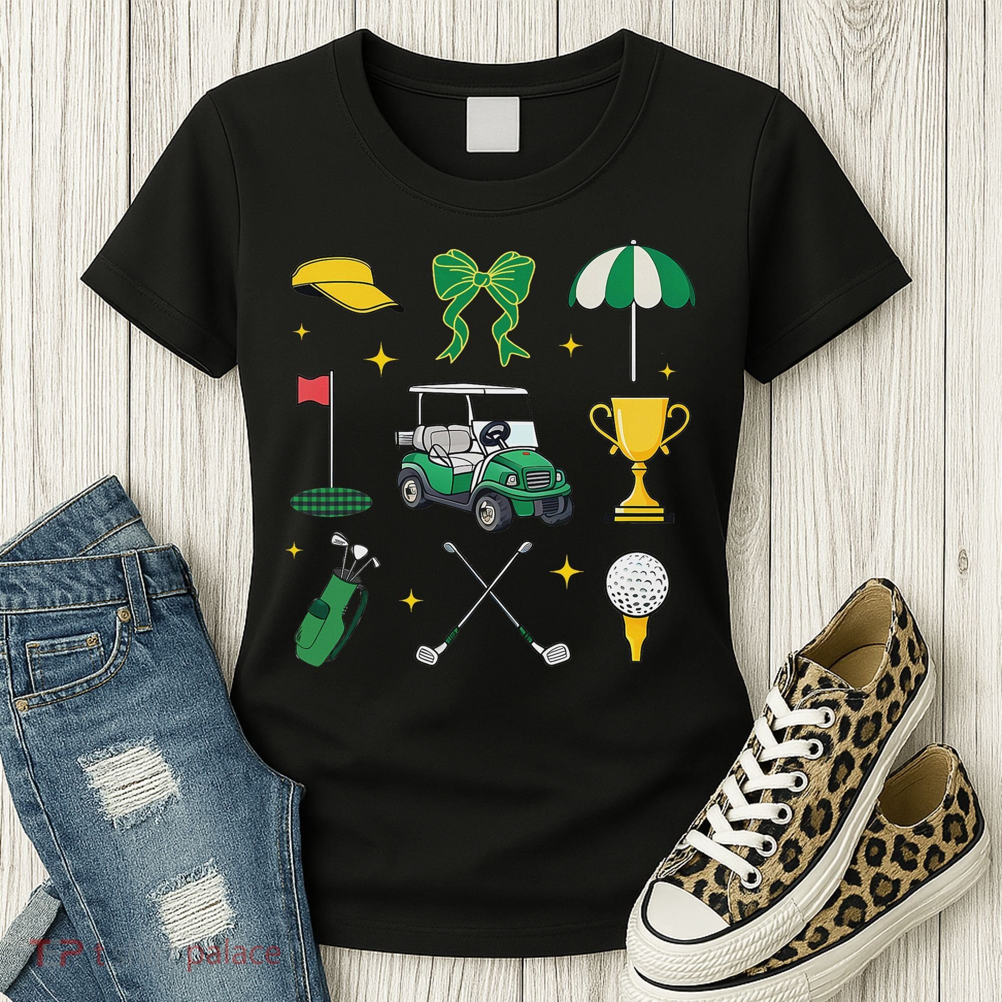 Coquette Golf, Girly Golf, Ladies Golf, Golf Social Club Women's T-Shirt