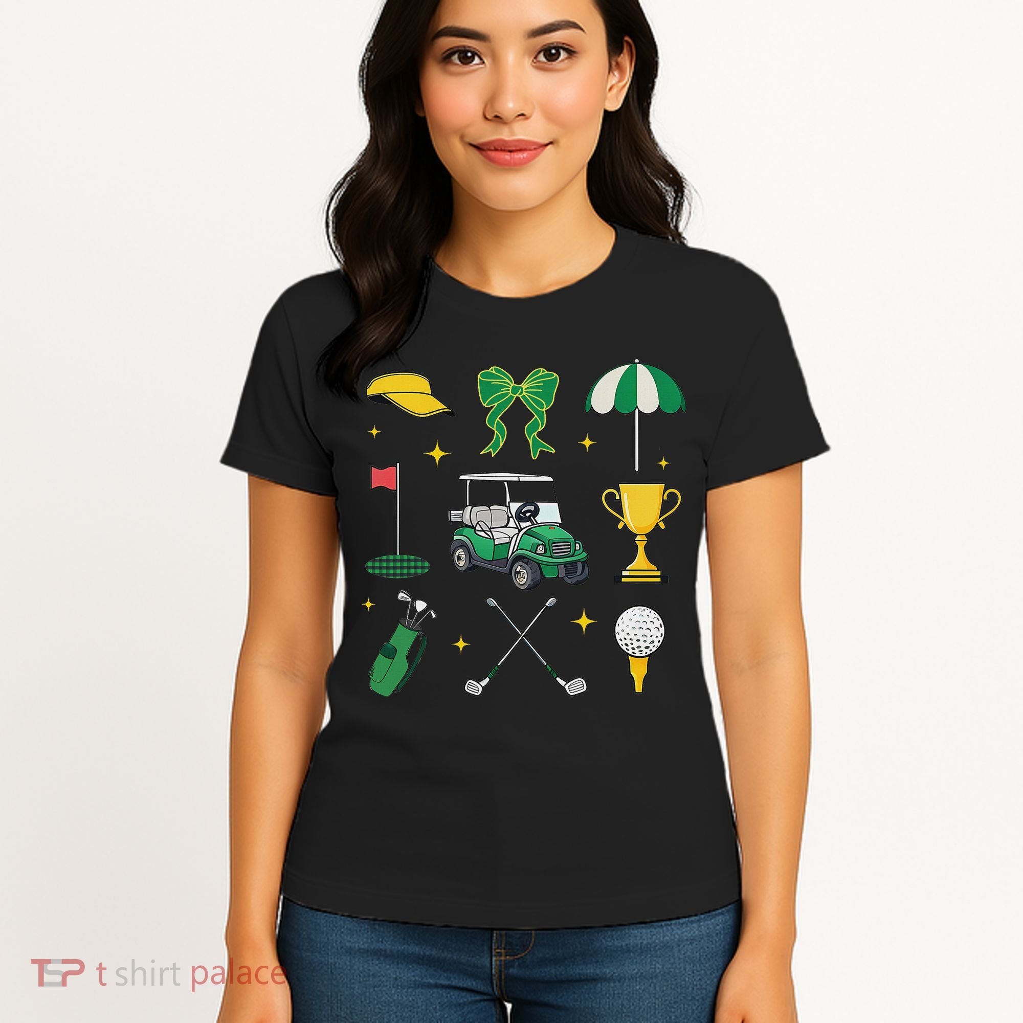 Coquette Golf, Girly Golf, Ladies Golf, Golf Social Club Women's T-Shirt