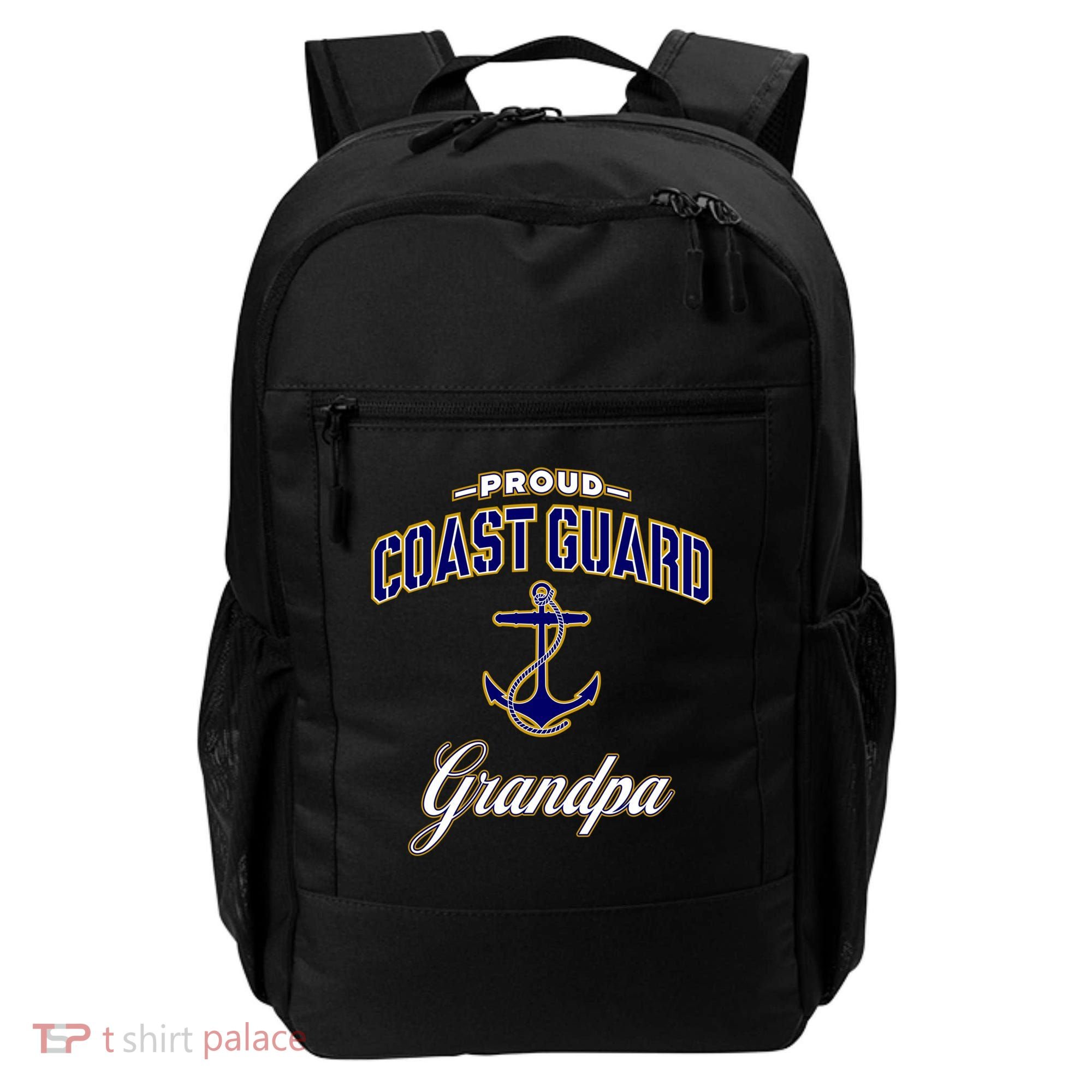 Coast Guard Grandpa Funny Gift For Men Backpack