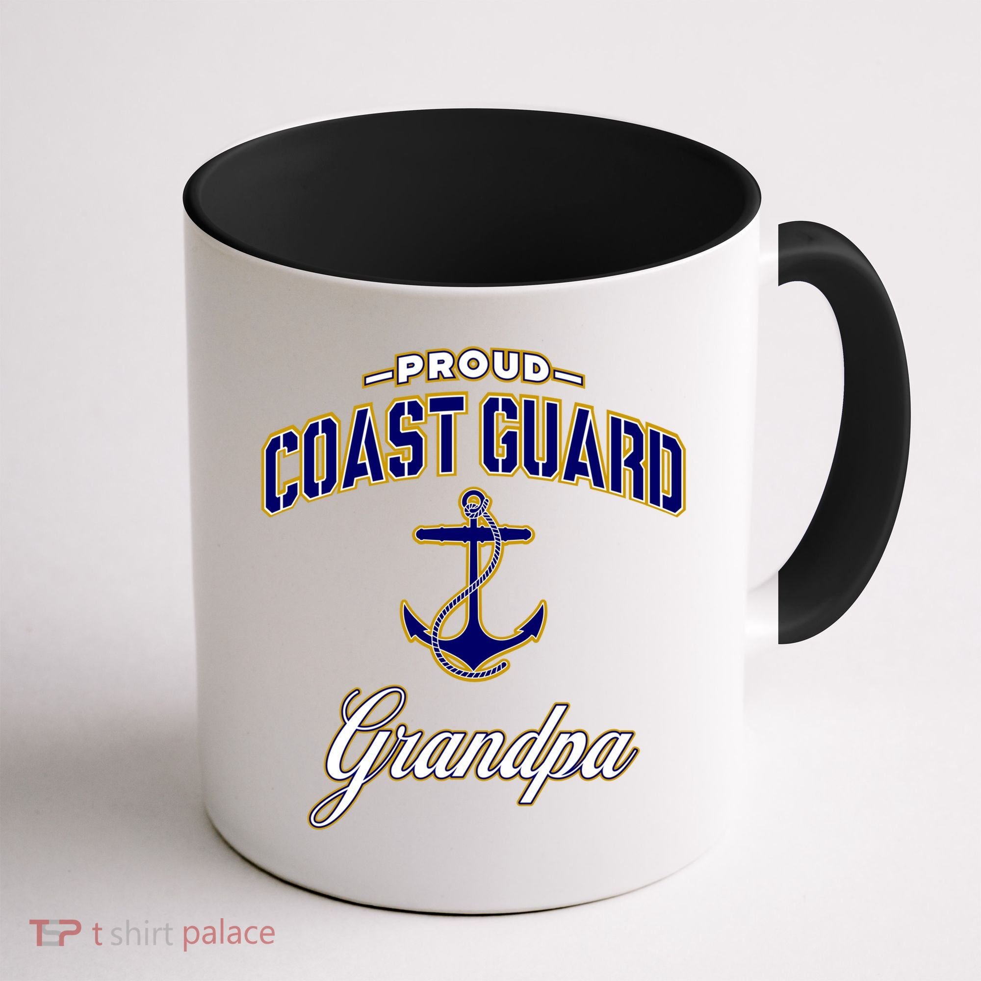 Coast Guard Grandpa Funny Gift For Men Coffee Mug