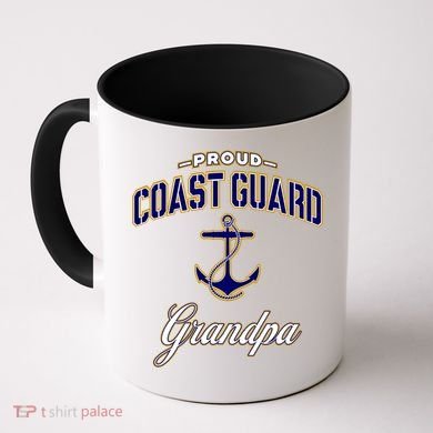 Coast Guard Grandpa Funny Gift For Men Coffee Mug