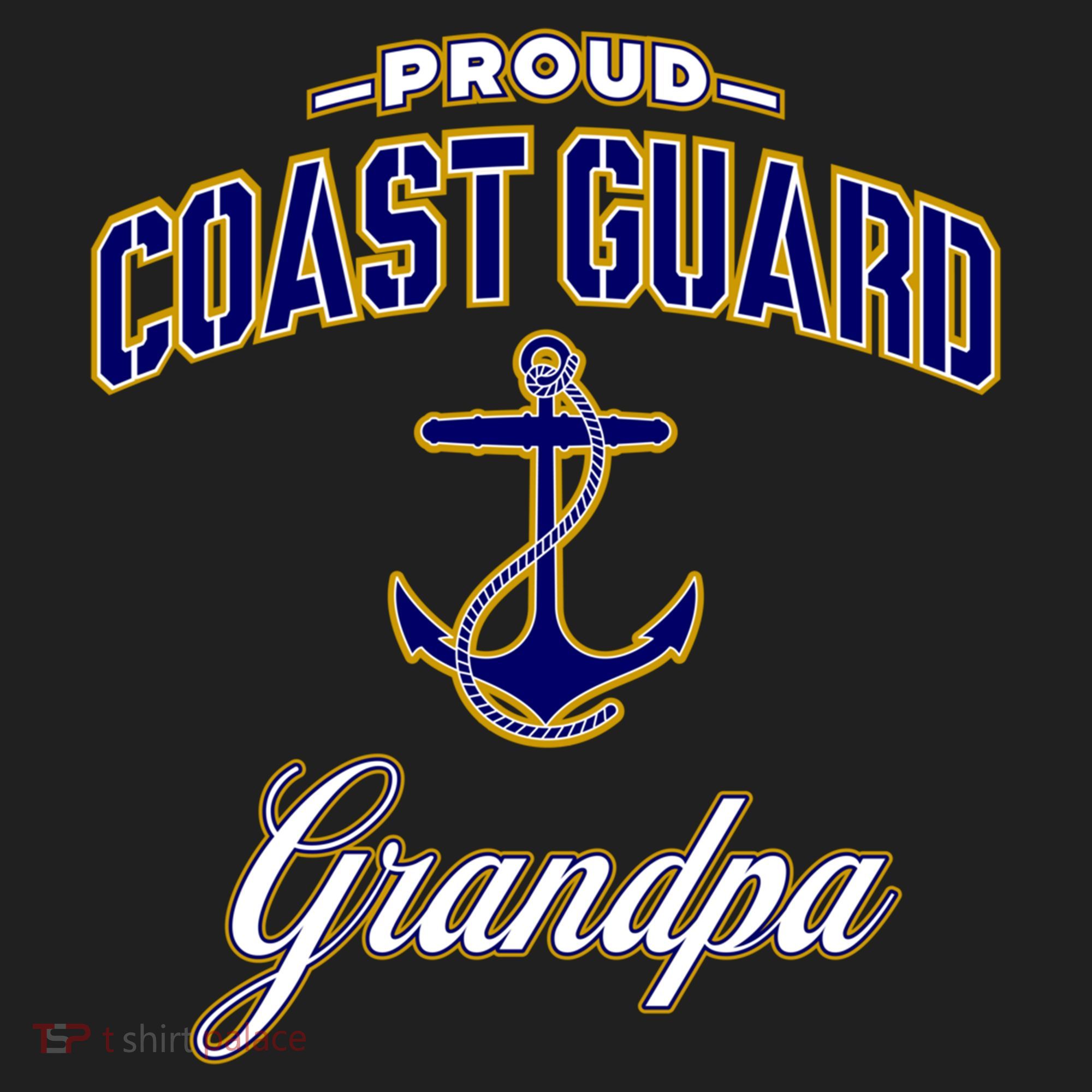 Coast Guard Grandpa Funny Gift For Men Beanie