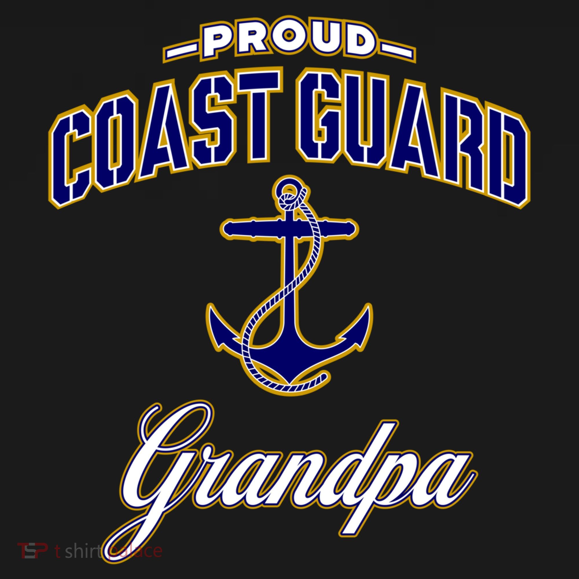 Coast Guard Grandpa Funny Gift For Men Ornament