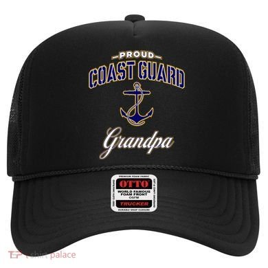 Coast Guard Grandpa Funny Gift For Men Hat