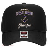 Coast Guard Grandpa Funny Gift For Men Hat thumb 0