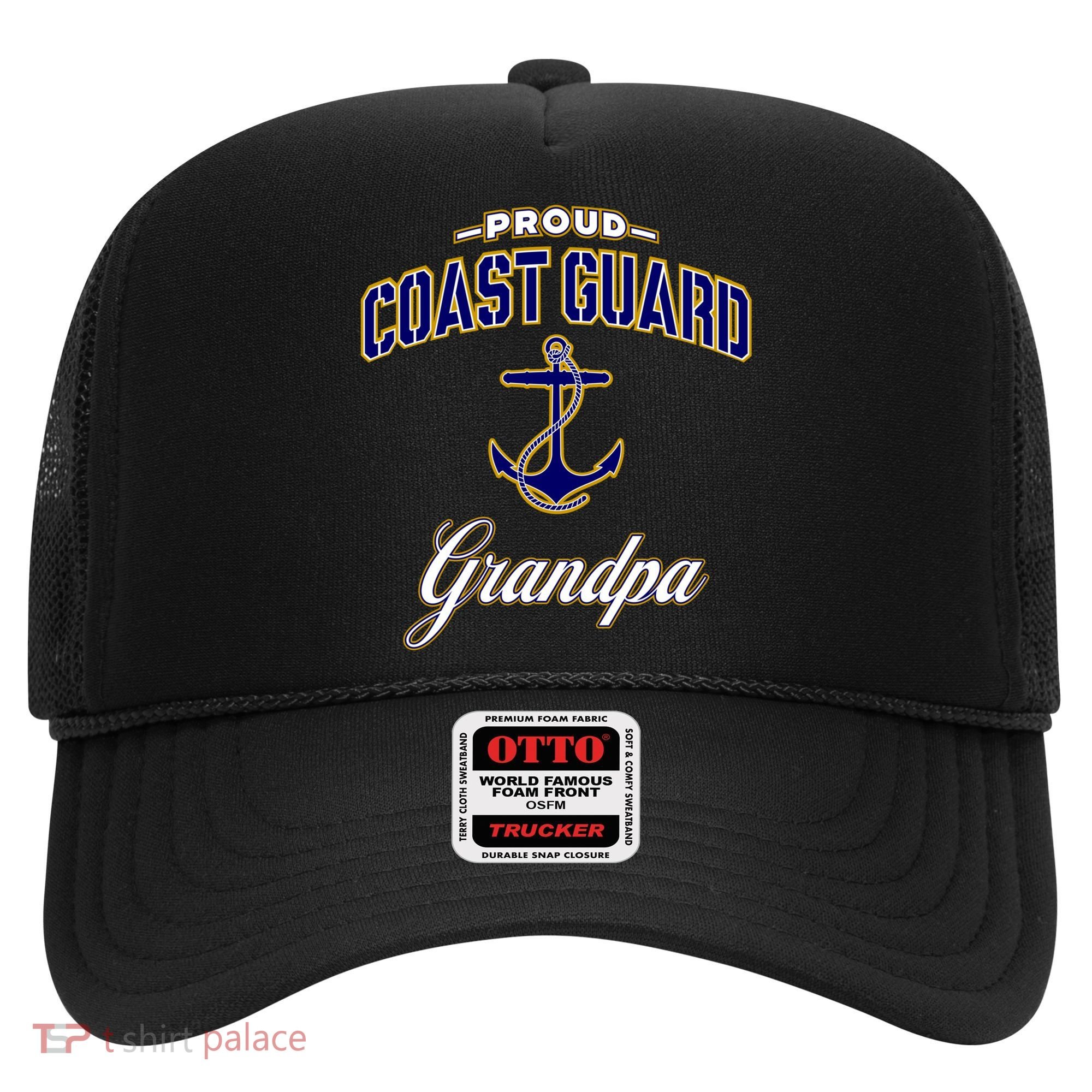 Coast Guard Grandpa Funny Gift For Men Hat