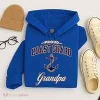 Coast Guard Grandpa Funny Gift For Men Hoodie thumb 4