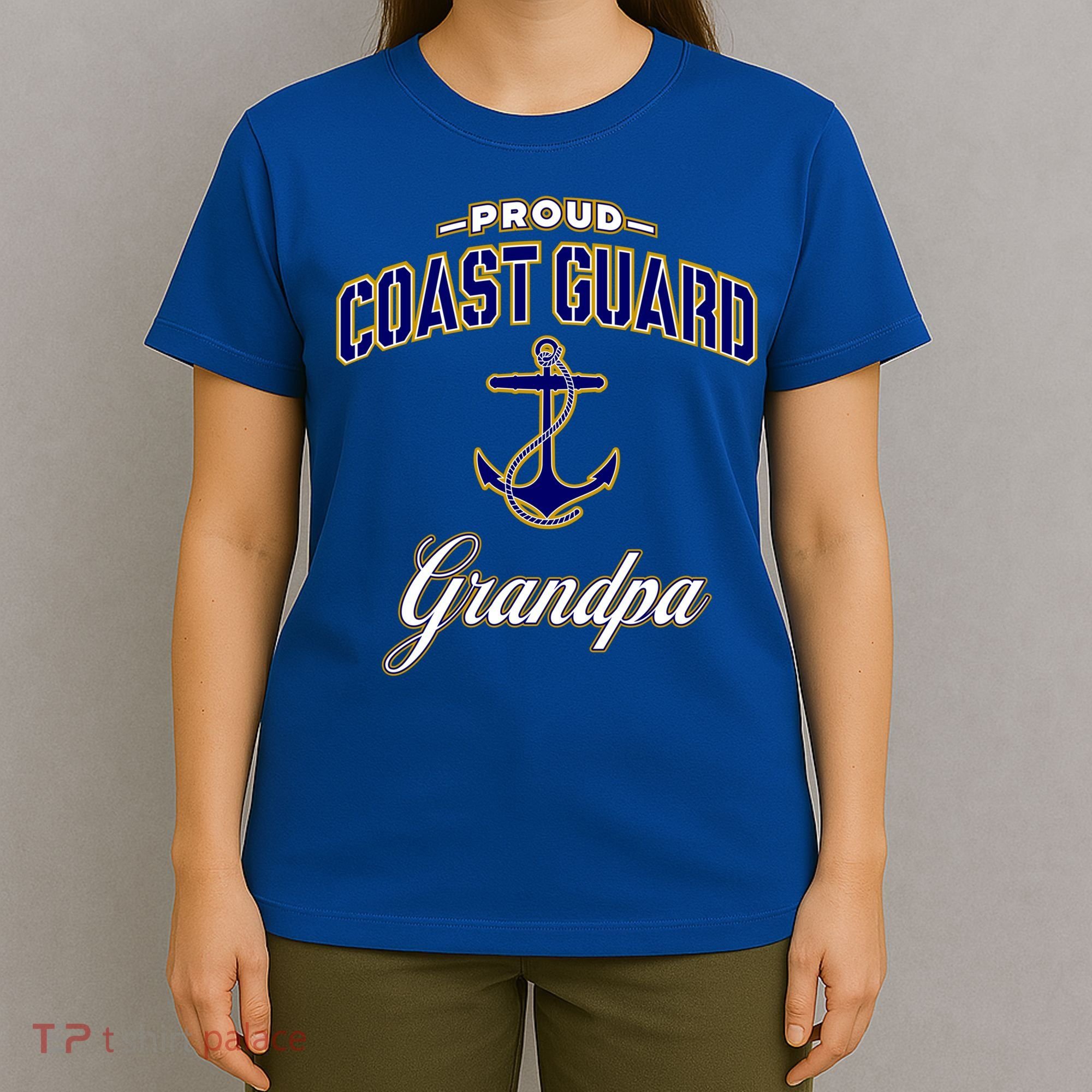 Coast Guard Grandpa Funny Gift For Men T-Shirt