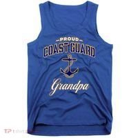 Coast Guard Grandpa Funny Gift For Men Tank Top thumb 0