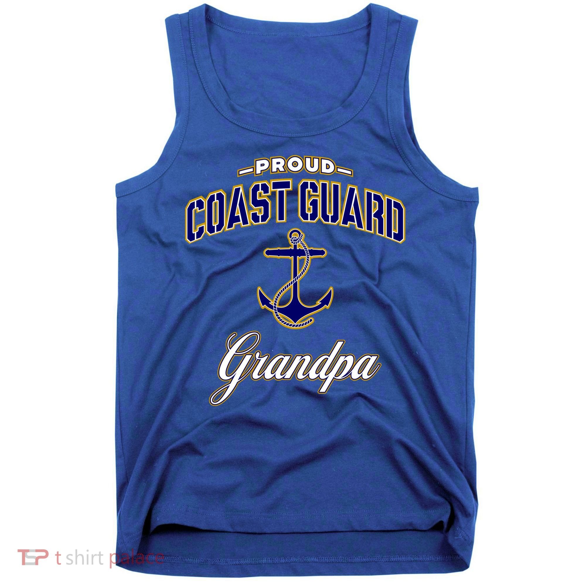 Coast Guard Grandpa Funny Gift For Men Tank Top