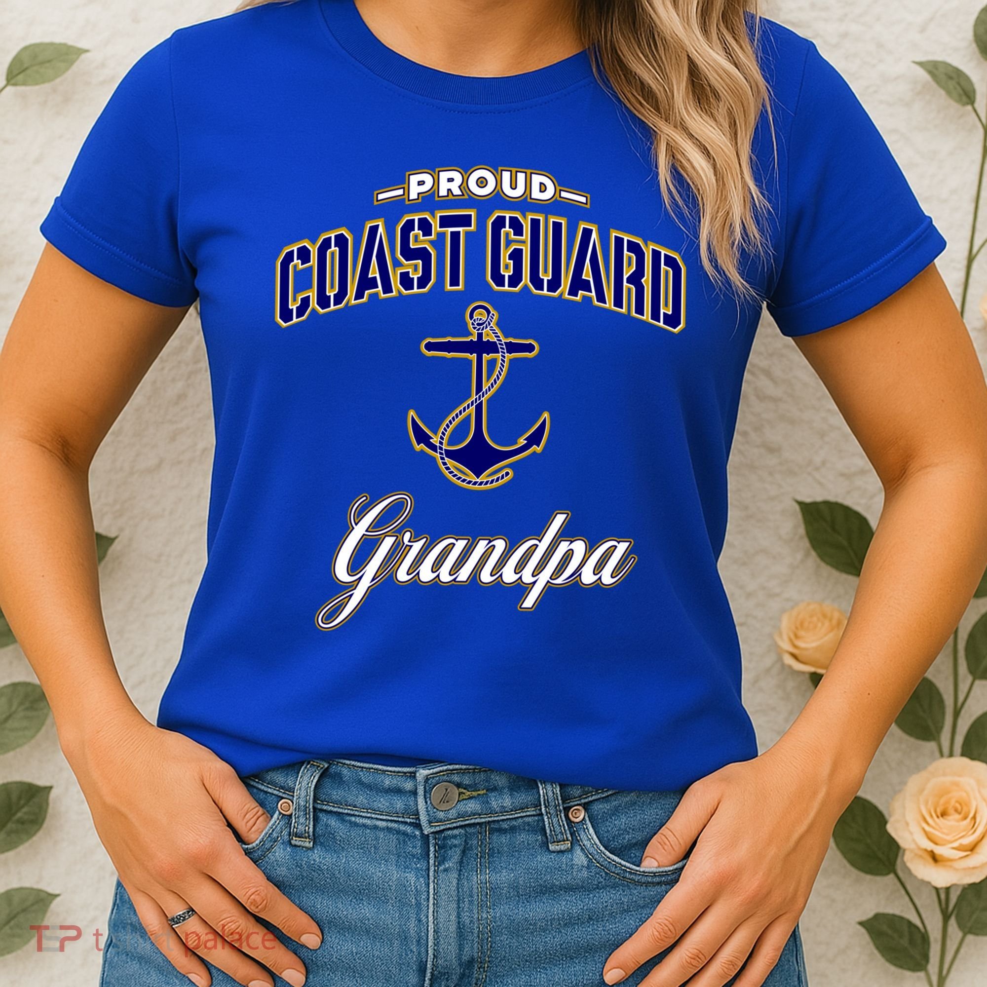 Coast Guard Grandpa Funny Gift For Men Women's T-Shirt