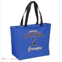 Coast Guard Grandpa Funny Gift For Men Tote Bag thumb 2