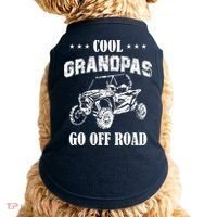 Cool Grandpas Go Off Road UTV ATV 4 Wheeler Off Road Riding Doggie Tank thumb 0