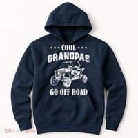 Cool Grandpas Go Off Road UTV ATV 4 Wheeler Off Road Riding Hoodie thumb 0