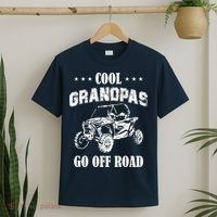 Cool Grandpas Go Off Road UTV ATV 4 Wheeler Off Road Riding T-Shirt thumb 2