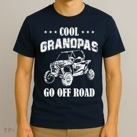 Cool Grandpas Go Off Road UTV ATV 4 Wheeler Off Road Riding T-Shirt thumb 3