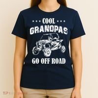 Cool Grandpas Go Off Road UTV ATV 4 Wheeler Off Road Riding T-Shirt thumb 4