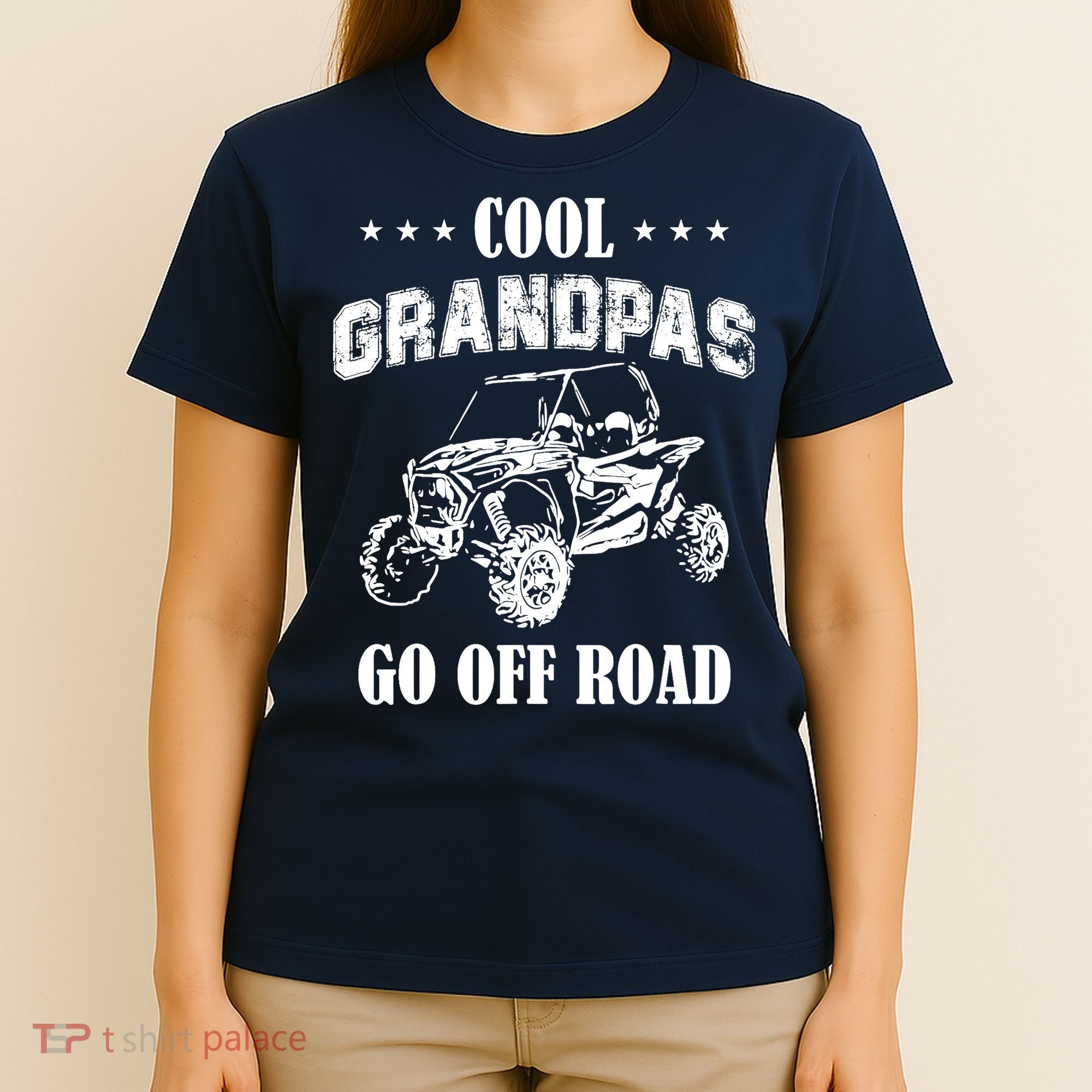 Cool Grandpas Go Off Road UTV ATV 4 Wheeler Off Road Riding T-Shirt