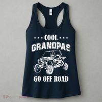 Cool Grandpas Go Off Road UTV ATV 4 Wheeler Off Road Riding Women's Tank Top thumb 3